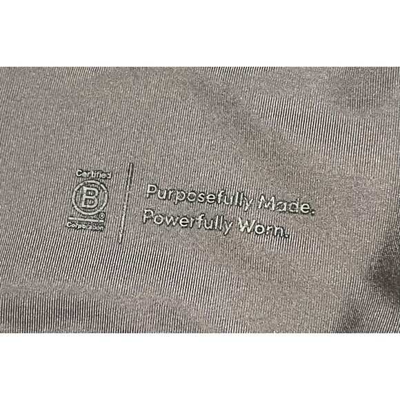 Athleta 2 Tone Cropped Leggings RN 54023 Womens S Gray Yoga Gym Athleisure - Picture 10 of 10